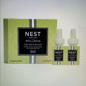 Nest New York Lime Zest & Matcha Smart Home Diffuser Refills - 2 boxes, 4 total
